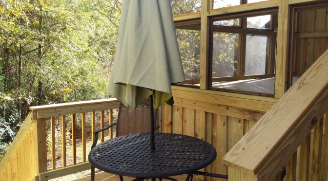 Our Recent Deck and Screened Porch in Wellington Allows Unobstructed View and Unlimited Enjoyment!