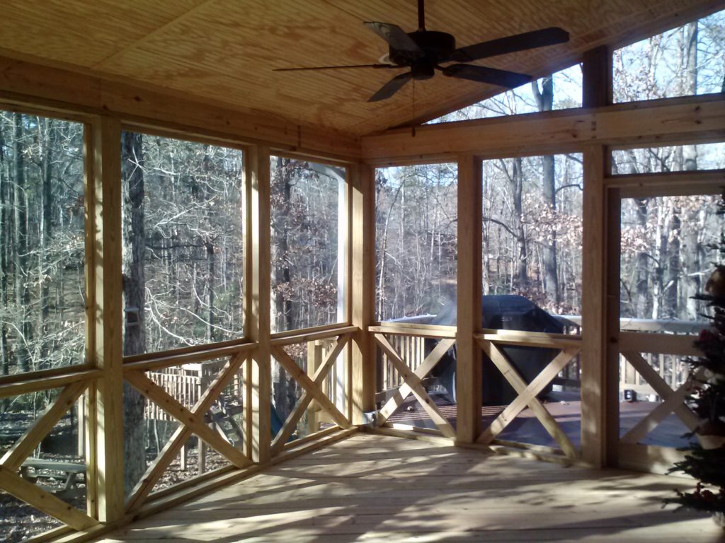 rustic-shed-roof-screen porch-Macon-GA
