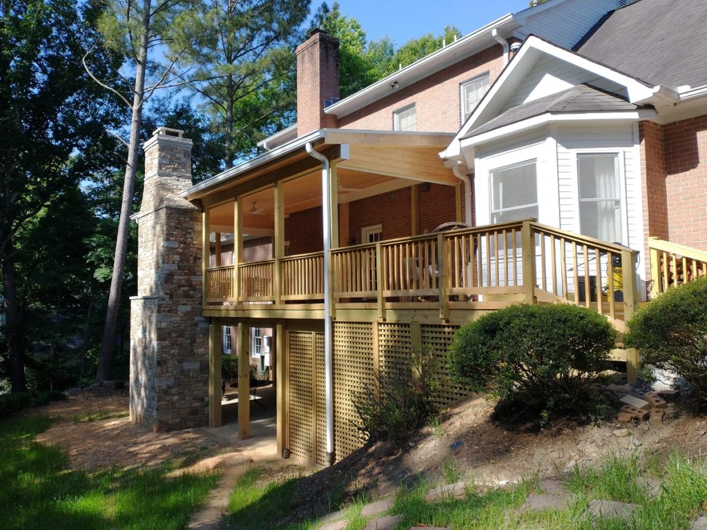 macon deck and porch builder idle hour neighborhood