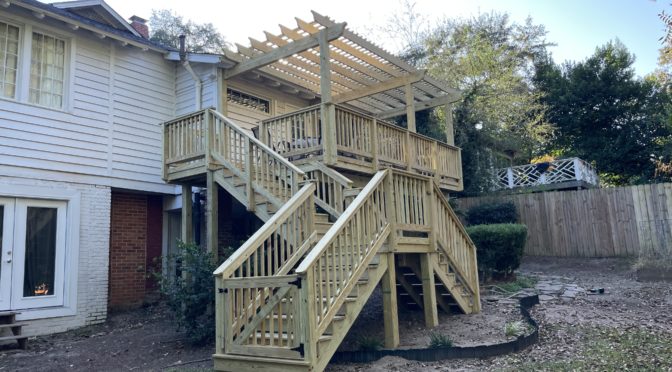 With Minimal Design Changes, A New Wooden Deck In Macon’s Historic District Rises To The Occasion
